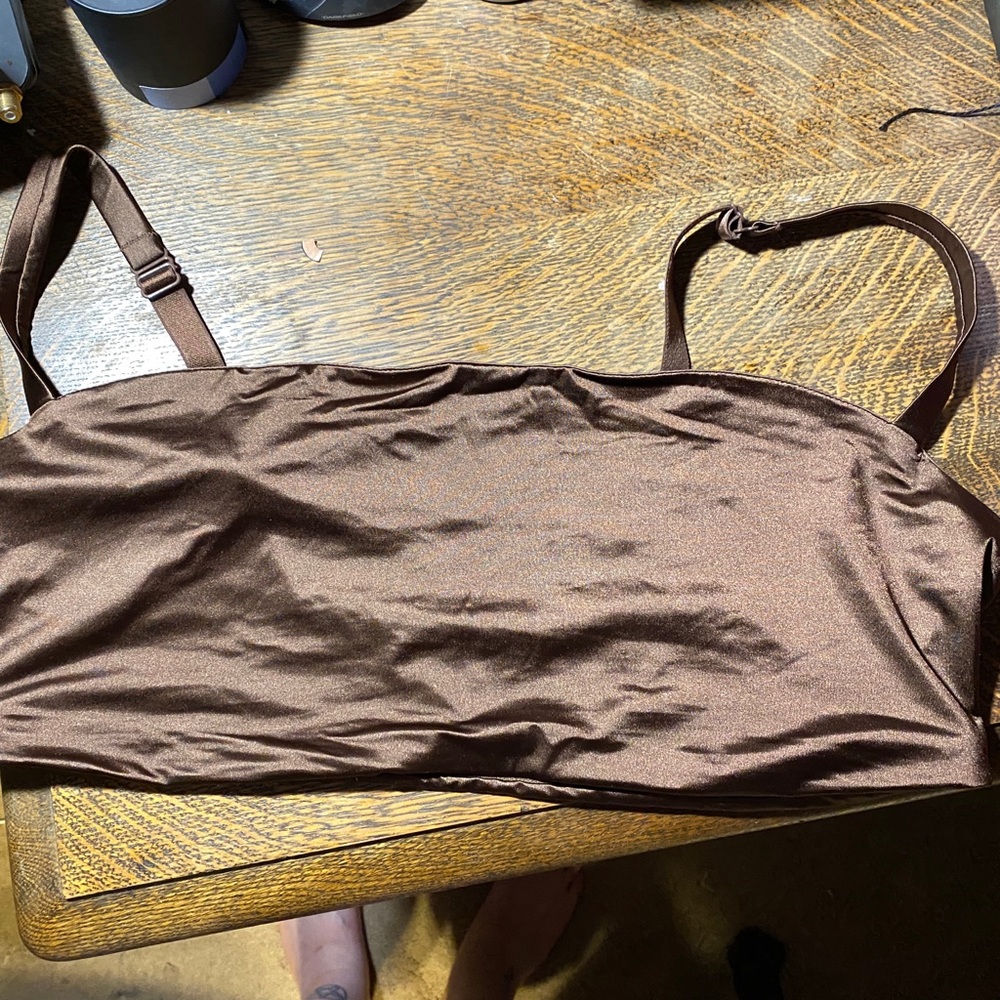 Skims satin bralette 3/4x